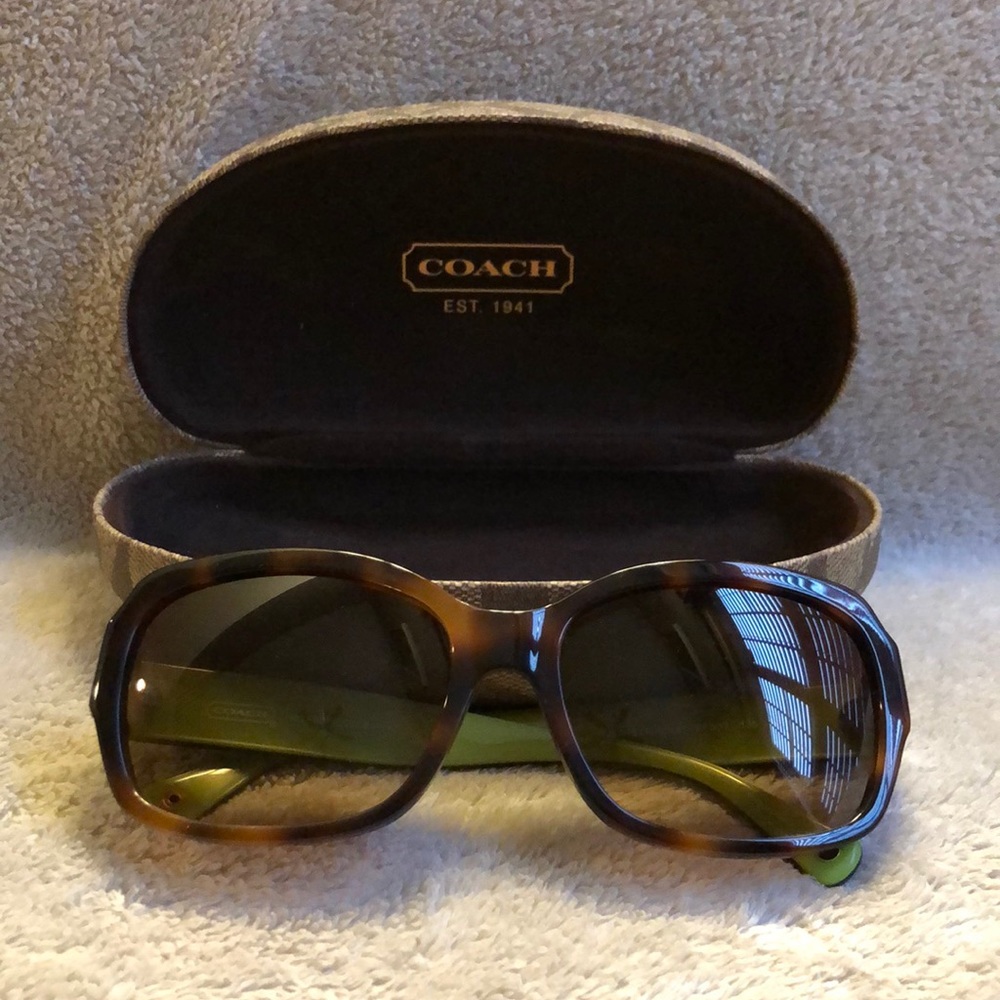 Signature Coach Sunglasses and Case